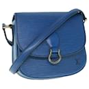 LOUIS VUITTON Epi Saint Cloud PM Shoulder Bag Blue M52195 LV Auth yk9911 - Louis Vuitton
