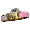 Pulseira PM em ouro rosa Clic H - Hermès