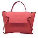 Celine Red Grained Leather The Mini Belt Bag - Autre Marque