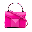 Bolso satchel mini con tachuelas Valentino rosa