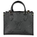 Monograma negro Louis Vuitton Empreinte Onthego PM