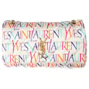 Mehrfarbige, mittelgroße Jamie-Tasche mit Foulard-Motiv von Saint Laurent