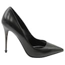 Tom Ford Pointed-Toe Pin-Heel Pumps in Black Leather