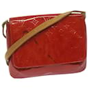 LOUIS VUITTON Monogram Vernis Thompson Street Shoulder Bag Red M91094 auth 62189 - Louis Vuitton
