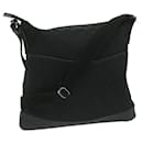 Gucci Bolso de hombro de lona con GG negro 145857 autenticación 61849