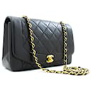 CHANEL Diana Flap Chain Shoulder Bag Black Quilted Lambskin Purse - Chanel