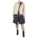 Beige sheepskin coat - size UK 10 - Chloé