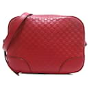 Gucci Red Microguccissima Bree Crossbody Bag