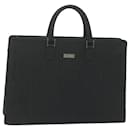 BURBERRY Briefcase Leather Black Auth ep2580 - Burberry