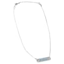 Christian Dior Necklace Silver Auth ep2562