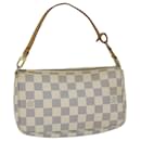 LOUIS VUITTON Damier Azur Pochette Acessórios Bolsa N51986 Autenticação de LV 61915 - Louis Vuitton