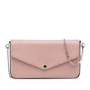 Pink Louis Vuitton Epi Pochette Felicie Crossbody Bag