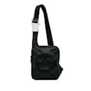 Black Louis Vuitton Monogram A4 Lambskin Puffer Asymmetrical Sling Bag