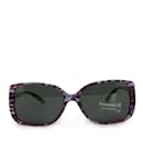 Black Tiffany Round Tinted Sunglasses - Tiffany & Co