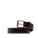 Brown Dior Leather Belt