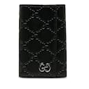 Black Gucci Guccissima 6 Key Holder Case