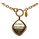 Gold-Chanel 31 Halskette mit Rue Cambon-Anhänger