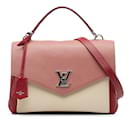 Bolso satchel con asa MyLockMe de Louis Vuitton rosa