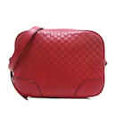 Red Gucci Microguccissima Bree Crossbody Bag