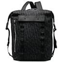 Dior Black Safari Zip Oblique Canvas Backpack