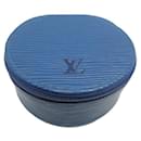 LOUIS VUITTON M KIT48215 BLUE EPI LEATHER JEWELRY BOX LEATHER JEWEL BOX - Louis Vuitton