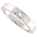 VINTAGE CARTIER TANK SOLITAIRE T-RING54 in gold 18K DIAMANT PRINZESSIN 0.25ct Ring - Cartier