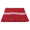 HERMES YATCHING SMALL MODEL H BEACH TOWEL102502M RED FAUVE TOWEL - Hermès