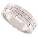 NEUF BAGUE CARTIER TANK FRANCAISE CRB4059900 T65 OR BLANC 18K 13.5 GR RING - Cartier