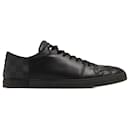 Louis Vuitton Damier Line-Up Sneakers in Black Leather