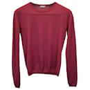 Miu Miu Crewneck Sweater in Pink Cashmere