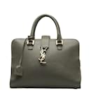 Yves Saint Laurent Small Monogram Downtown Cabas Leather Handbag CLD357395 in Good condition