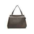 Grey Celine Leather Edge Handbag - Céline