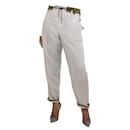 Multi elasticated printed trousers - size M - Sacai