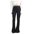 Black flared trousers - size UK 8 - Jacquemus