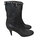 CHANEL  Ankle boots T.eu 38 leather - Chanel