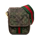 Brown Gucci x Palace GG Camouflage Canvas Web Crossbody