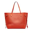 Orange Louis Vuitton Epi Neverfull MM Tote Bag