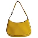 Prada vintage Cleo shoulder bag in yellow leather