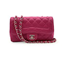 Pink Quilted Leather Mini Mademoiselle Chic Shoulder Bag - Chanel