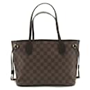 Louis Vuitton Damier Ebene Neverfull PM Canvas Tote Bag N51109 in Excellent condition