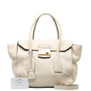 Prada Vitello Daino Sound Tote Leather Shoulder Bag BN2673 in Excellent condition