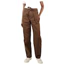 Brown wide-leg jeans - size UK 6 - Autre Marque