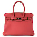Birkin Hermes Togo rosa 30 - Hermès