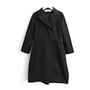 Leichter Mantel aus schwarzem Satin von Marni