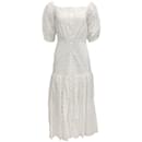 Weißes Cali-Kleid mit Ösen von Veronica Beard - Autre Marque