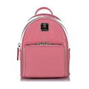 Pink MCM Patent Leather Backpack