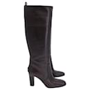 Tod's Jodie Knee Boots in Brown Leather