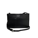 Prada Saffiano Lux Double Pocket Crossbody Bag Leather Crossbody Bag in Excellent condition