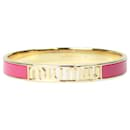 Emailliertes Armband mit rosa Logo - Miu Miu