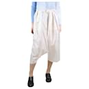Pantaloni larghi in seta color crema - Taglia unica - Autre Marque